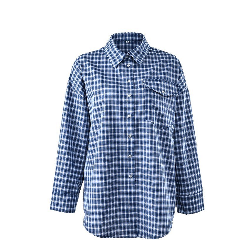 Pure Cotton Vintage Plaid Cardigan Top - Eshtree