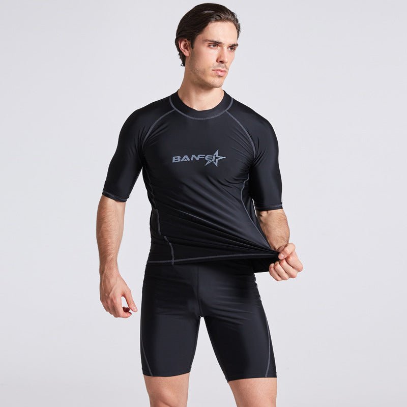 Quick - drying Half Sleeve Suit Swimsuit Snorkeling Surfing Wetsuit Suit - Eshtree