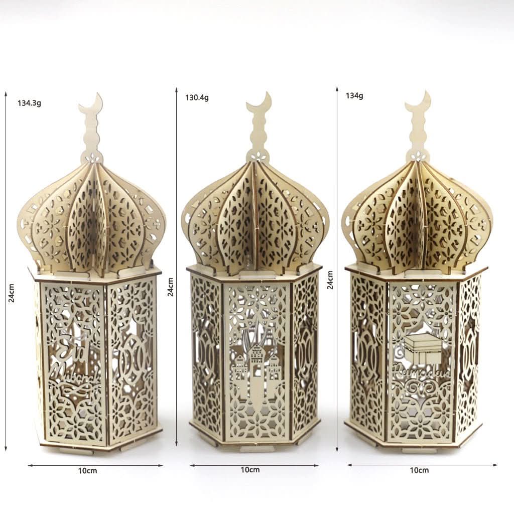 Ramadan Festival Decorative Eooden Crafts Ornaments - Eshtree