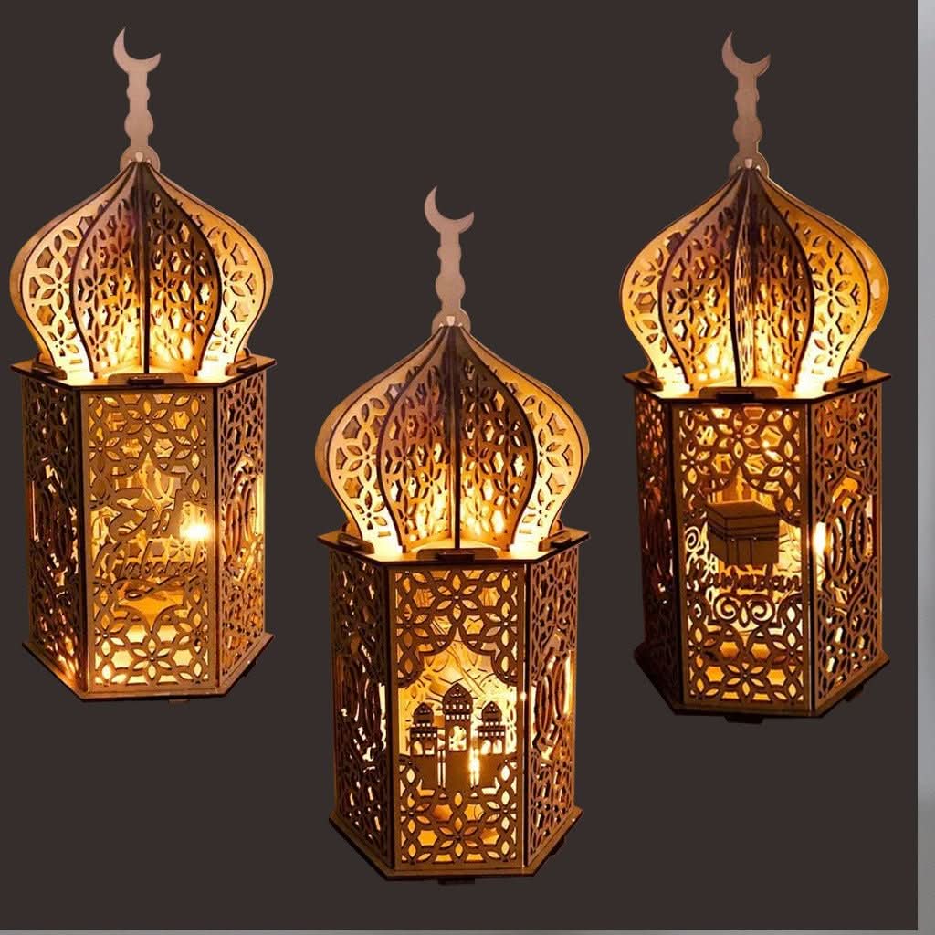 Ramadan Festival Decorative Eooden Crafts Ornaments - Eshtree