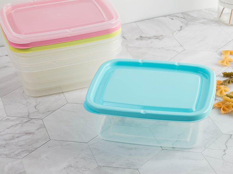 Refrigerator Food Storage Box Fruit Seal Box Rectangular Large Plastic Storage Box 1100ml - Eshtree