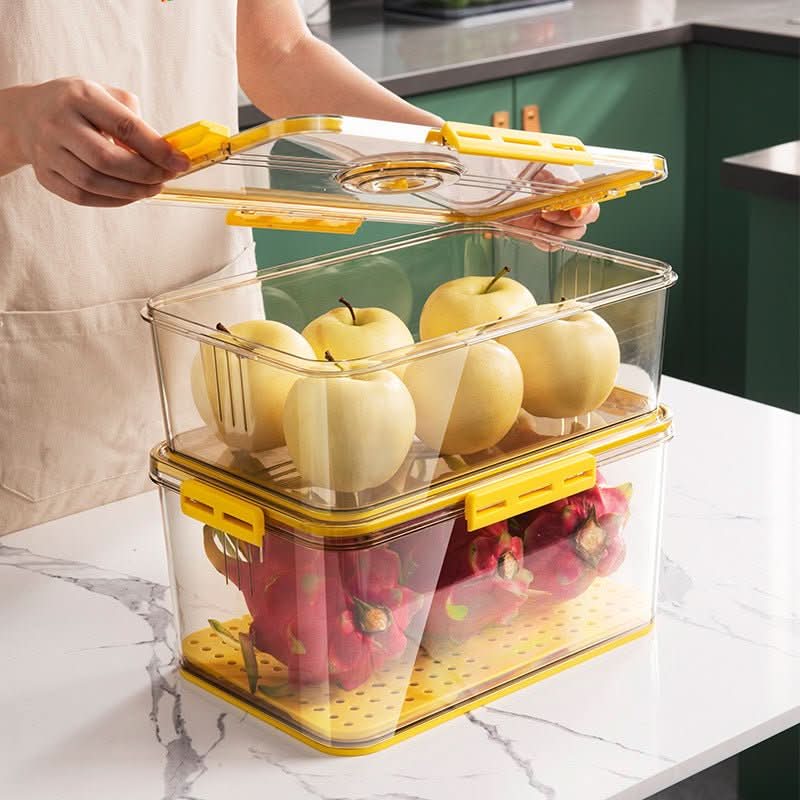 Refrigerator Storage Box Plastic Kitchen Finishing Crisper - Eshtree