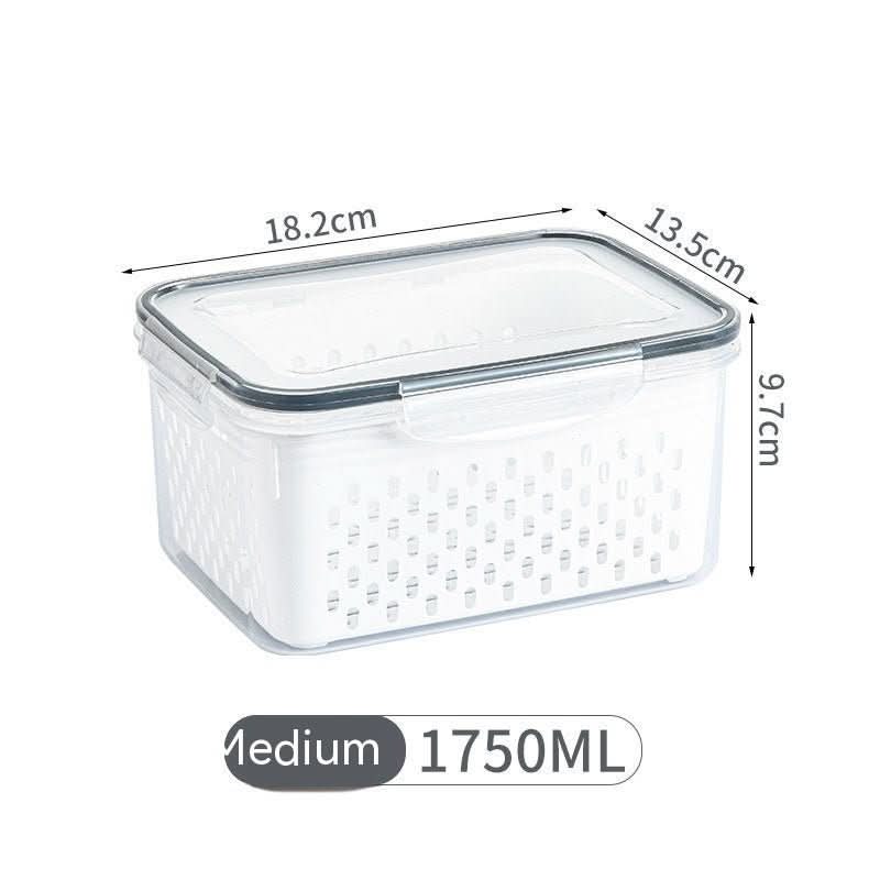 Refrigerator Storage Multifunctional Kitchen Fruit And Vegetable Sealed Box - Eshtree