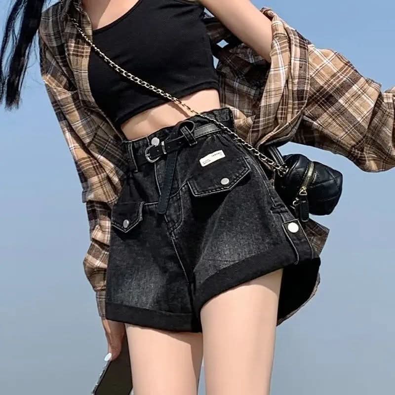 Retro Niche - design Denim Shorts For Women New Summer - Eshtree