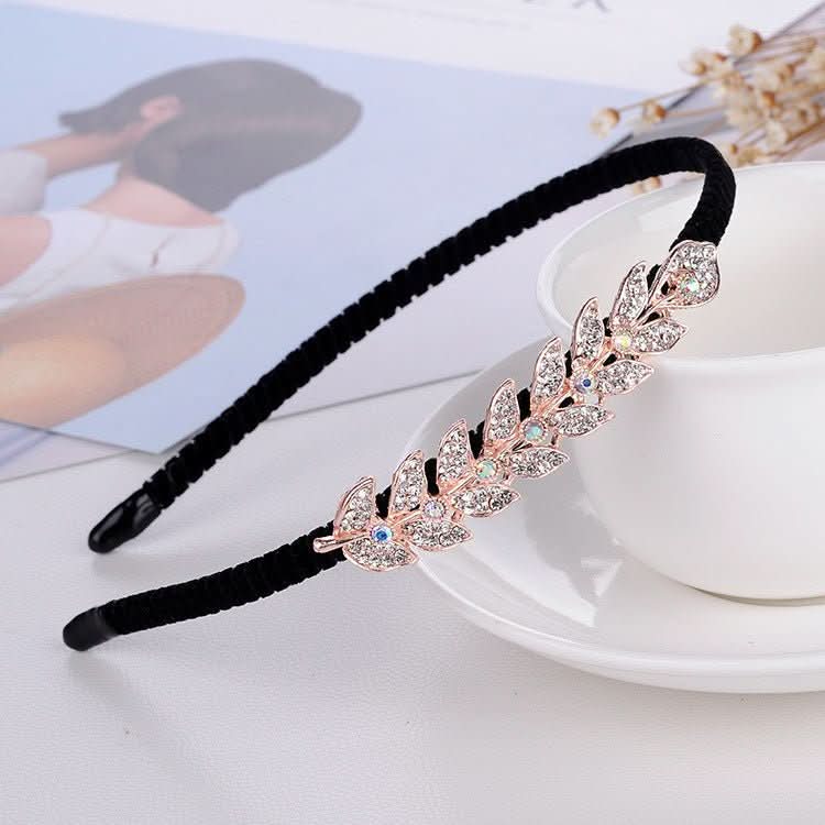 Rhinestone Bow Headband For Women Head Accessories - Eshtree