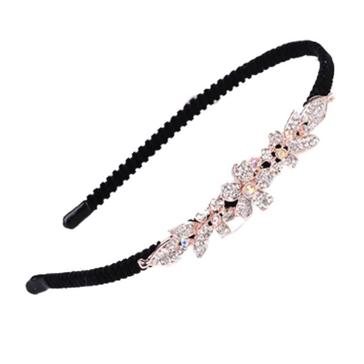 Rhinestone Bow Headband For Women Head Accessories - Eshtree