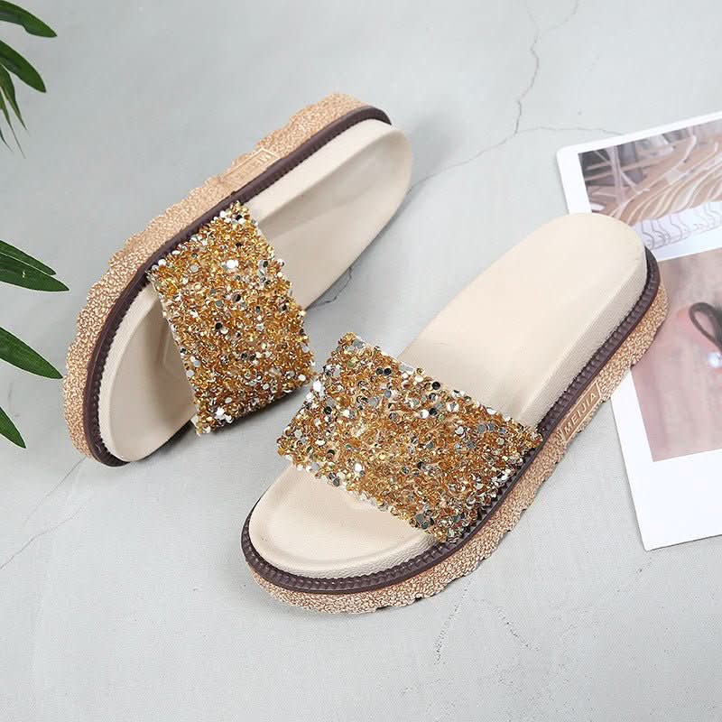 Rhinestone slippers - Eshtree
