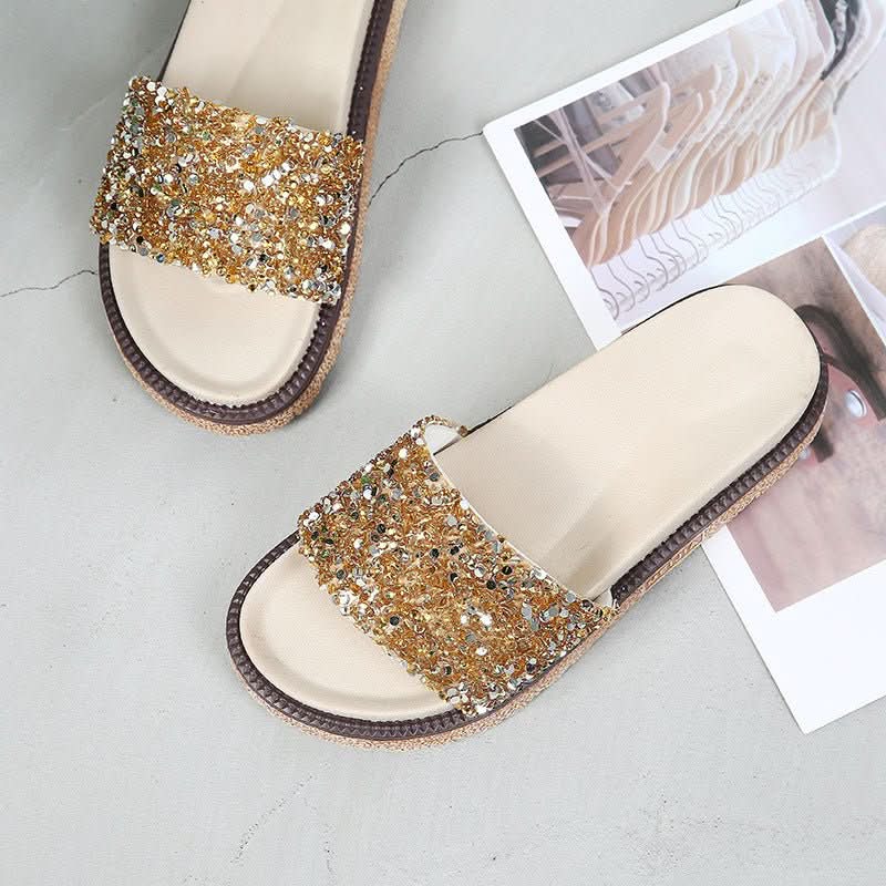 Rhinestone slippers - Eshtree