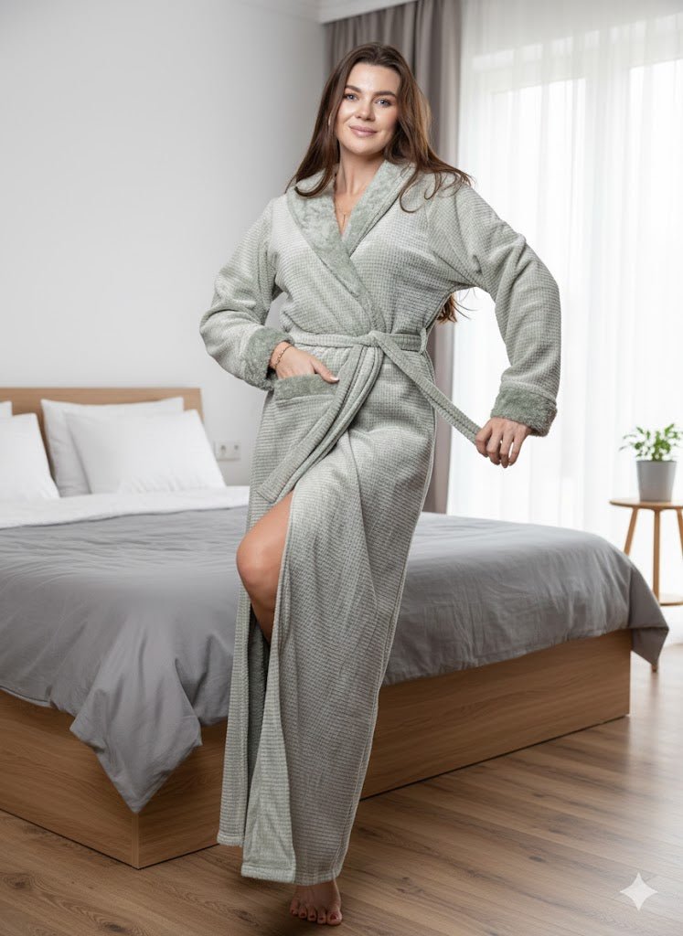 روب طويل كلاسيكي راقي مناسب للبيت - Eshtree