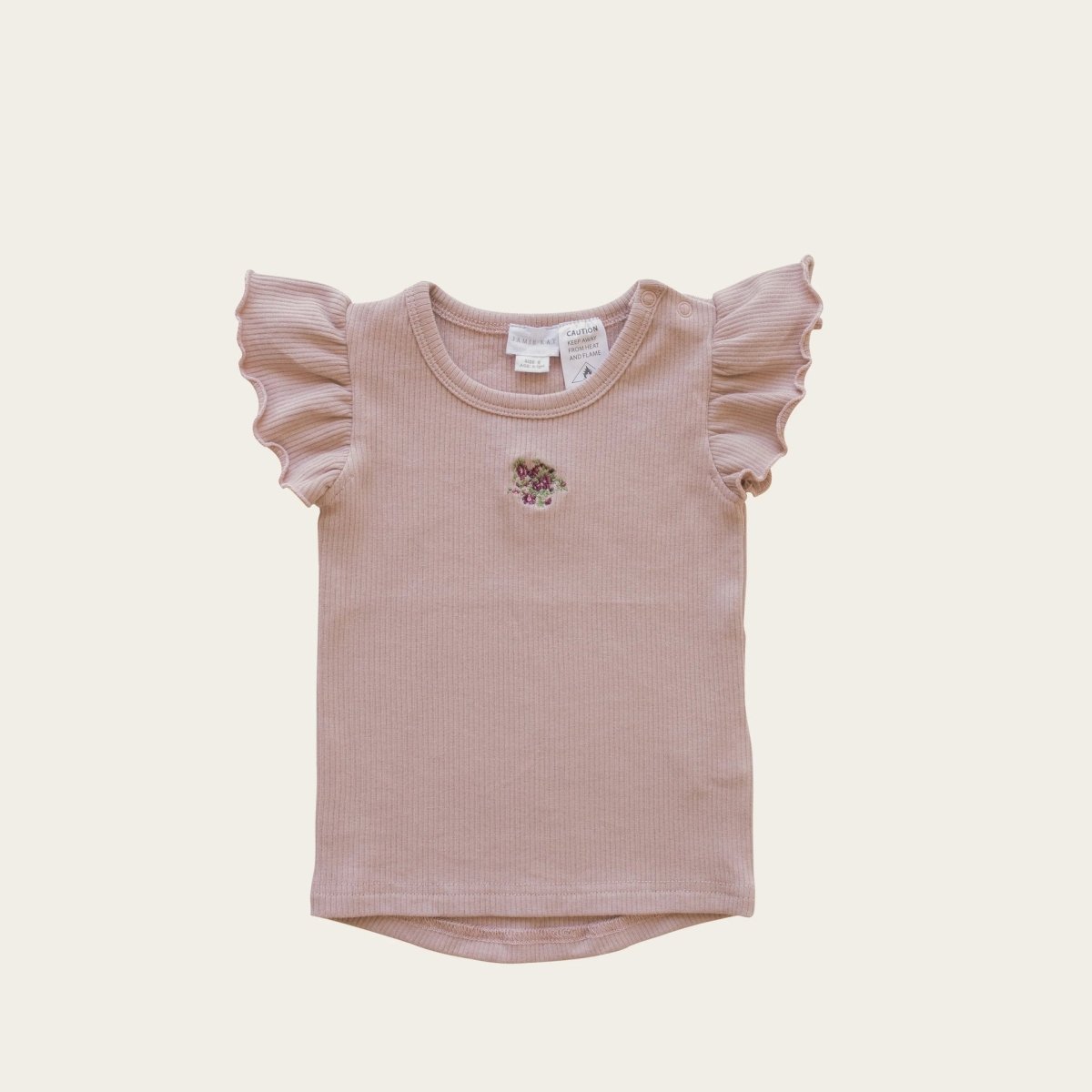 Rose Grey Embroidered Knitting Baby Kids Clothing - Eshtree