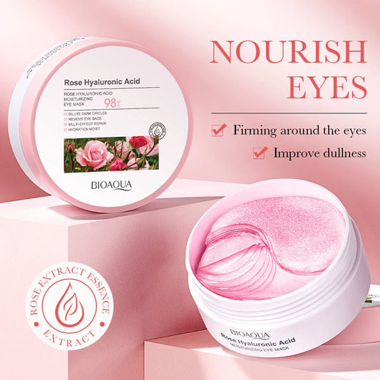 Rose Hyaluronic Acid Nourishing, Hydrating And Moisturizing Eye Mask - Eshtree