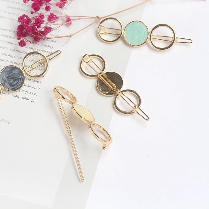 Round metal hairpin hair accessories - Eshtree