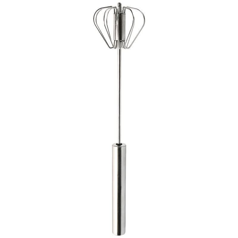 Semi - automatic Stainless Steel Egg Beater Whisk Hand Pressure Rotating Manual Mixer Egg Tools Cream Stirrer Kitchen Accessories - Eshtree