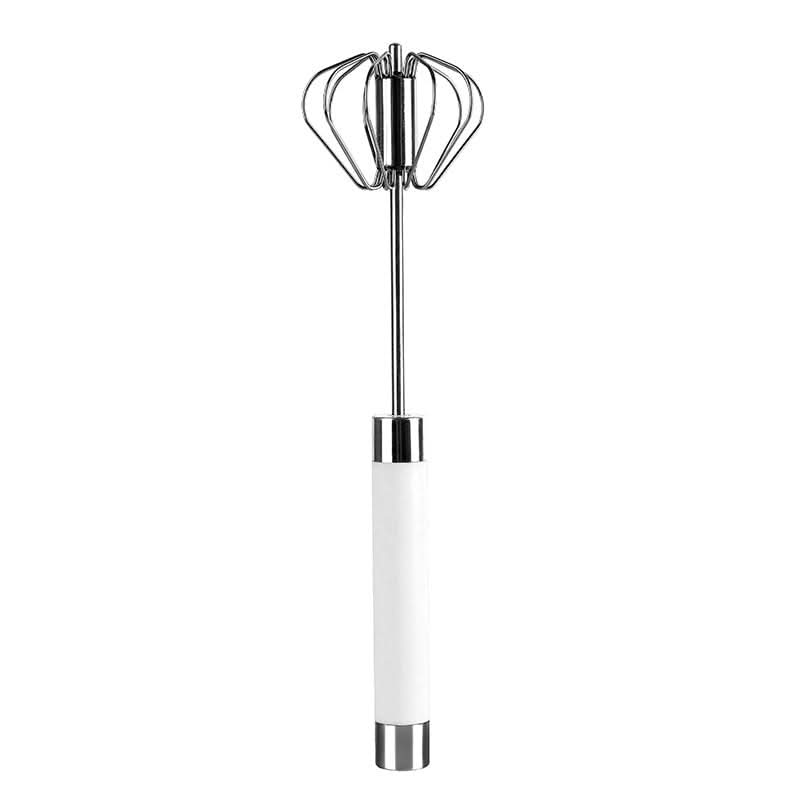 Semi - automatic Stainless Steel Egg Beater Whisk Hand Pressure Rotating Manual Mixer Egg Tools Cream Stirrer Kitchen Accessories - Eshtree