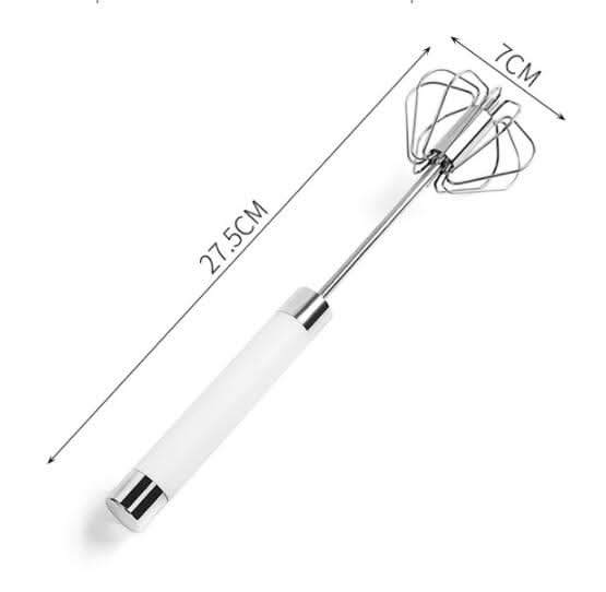 Semi - automatic Stainless Steel Egg Beater Whisk Hand Pressure Rotating Manual Mixer Egg Tools Cream Stirrer Kitchen Accessories - Eshtree