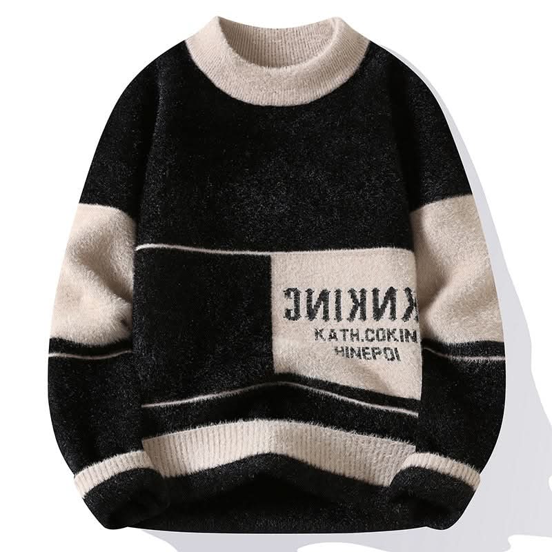 Semi - high Neck Golden Mink Quality Sweater - Eshtree