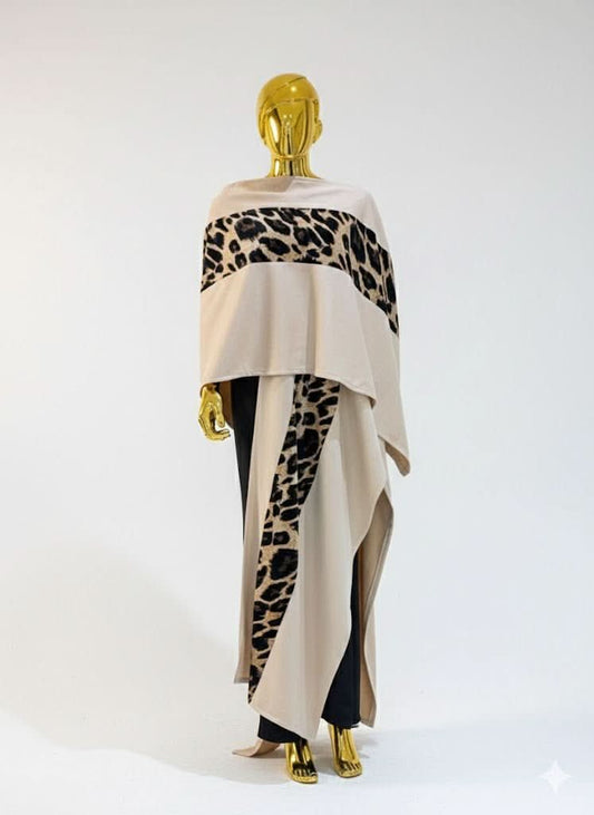 شال كاب تايجر انيق + تلبيسه للمناسبات و الخروجات - Eshtree