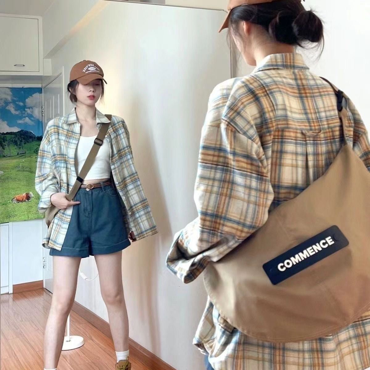 Short - height Long - sleeve Designer - style Niche Relaxed - fit Jacket - Eshtree