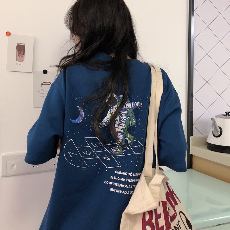 Short - sleeved T-shirt Women Foreign Style - Eshtree