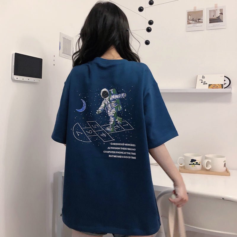 Short - sleeved T-shirt Women Foreign Style - Eshtree