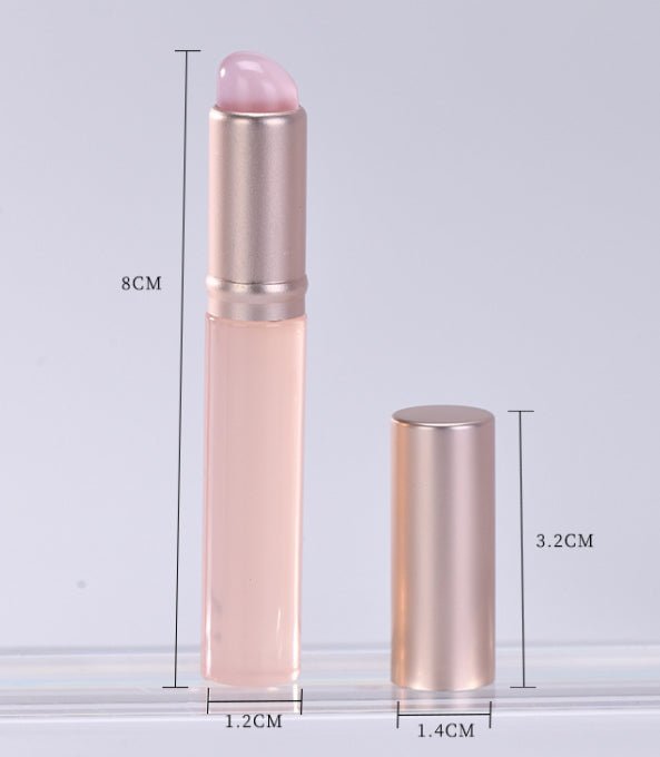 Silicone Lip Brush Lipstick Round Head Portable Blooming - Eshtree