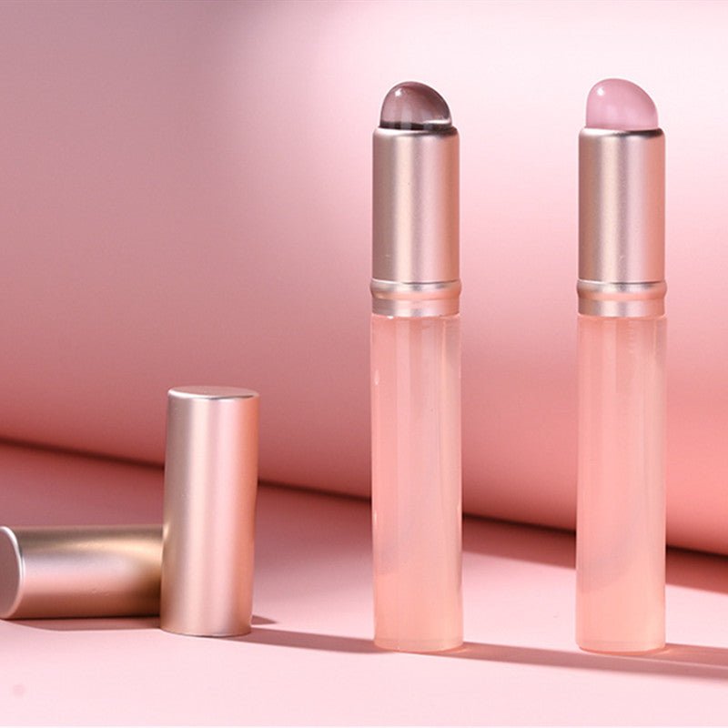 Silicone Lip Brush Lipstick Round Head Portable Blooming - Eshtree