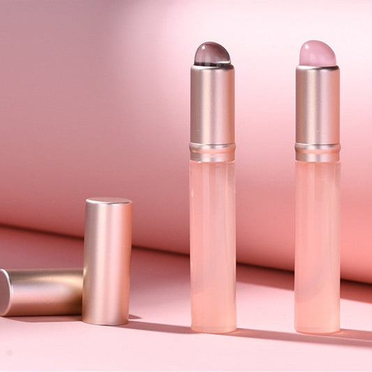 Silicone Lip Brush Lipstick Round Head Portable Blooming - Eshtree