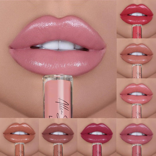 Silky Cream Texture Lip Gloss Aliexpress Shopee Cross - Border Exclusive Lip Glaze Lip Gloss Lipstick - Eshtree