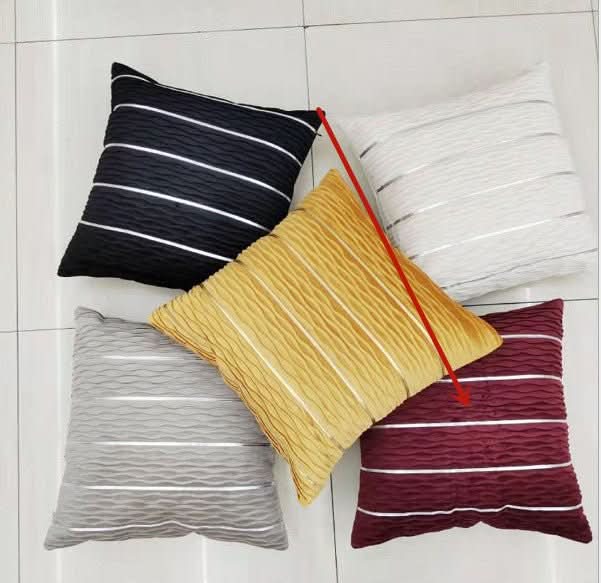 Simple Luxury Striped Velvet Pillow Cover Pillow Cushion Cover Pillow Case Covers for Sofa Flannel Velvet Sofa Cushion Cover - Eshtree