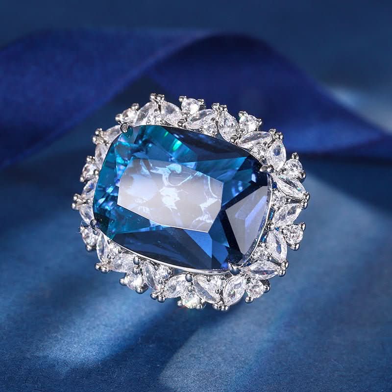 Simulated Blue Spinel Elegant Women's Suit - Eshtree