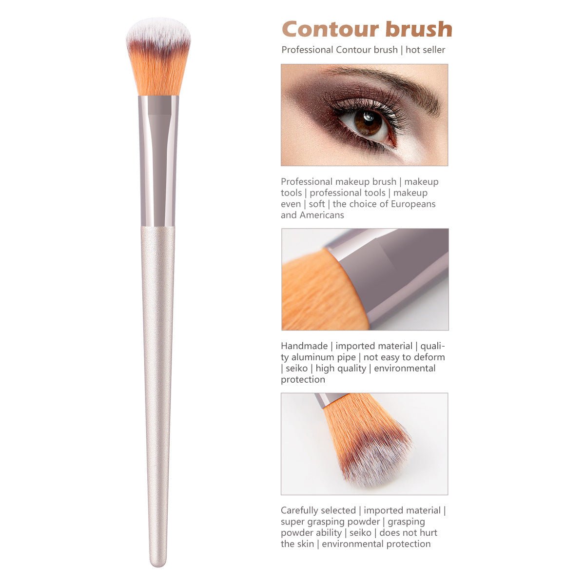 Single Finger Belly Shading Brush Makeup Brush Tool - Eshtree