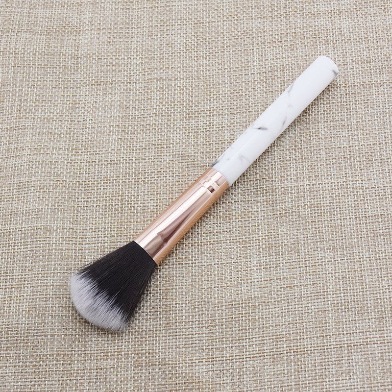 Single Marble Makeup Brush Pattern Flame Repairing Highlight Blush Brush - Eshtree