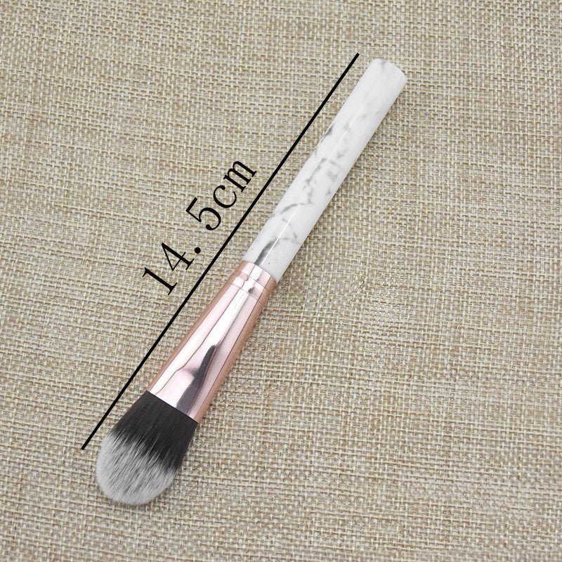 Single Marble Makeup Brush Pattern Flame Repairing Highlight Blush Brush - Eshtree