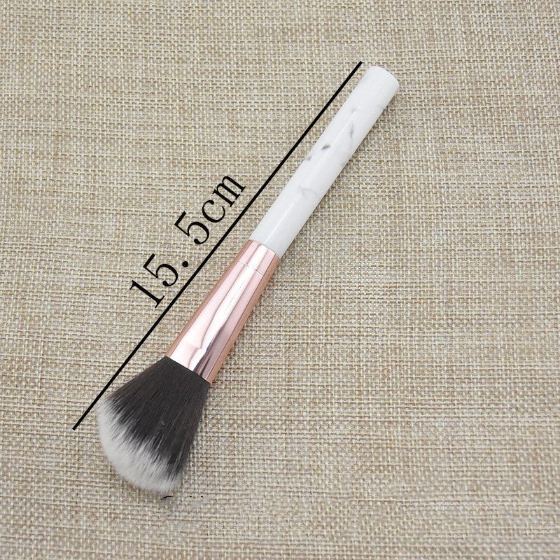 Single Marble Makeup Brush Pattern Flame Repairing Highlight Blush Brush - Eshtree