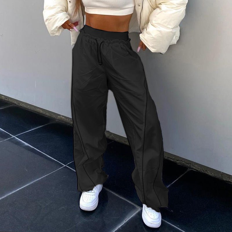 Slim Waist Elastic Band Casual Pants For Women - Eshtree