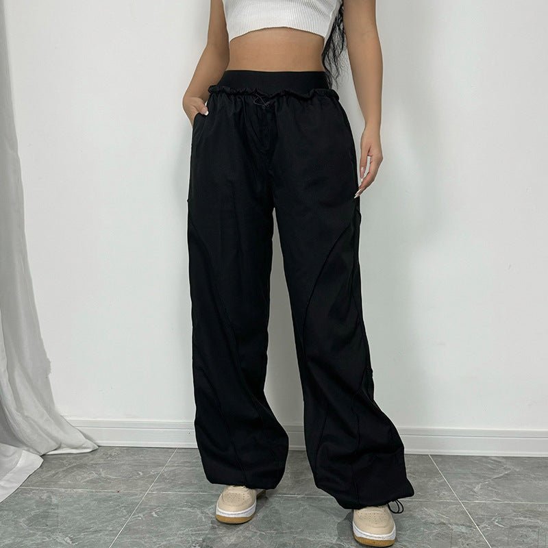 Slim Waist Elastic Band Casual Pants For Women - Eshtree