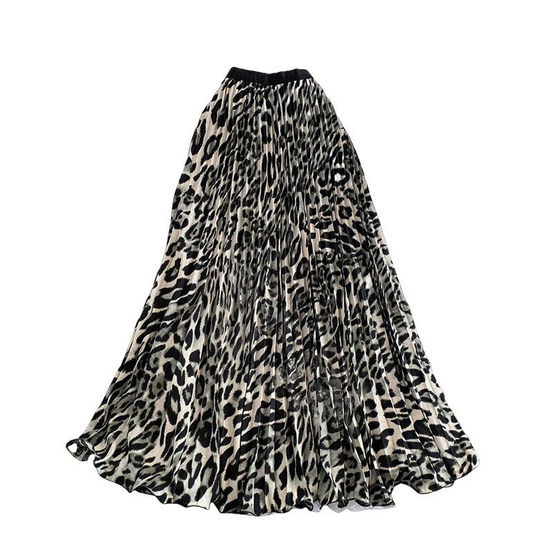 Small - brand Trendy Leopard - print Skirt With A Chic Western Vibe - Eshtree