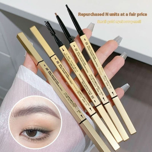 Small Gold Chopsticks Ultra - fine Eyebrow Pencil Discoloration Resistant Natural Ultra - fine - Eshtree
