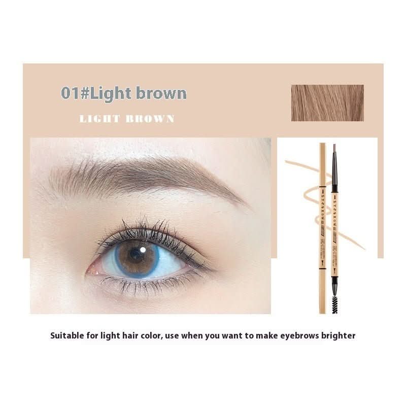 Small Gold Chopsticks Ultra - fine Eyebrow Pencil Discoloration Resistant Natural Ultra - fine - Eshtree
