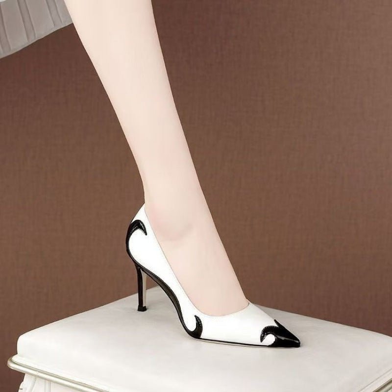 Small Niche High Heels With Pointed Toes And Thin Heels - Eshtree