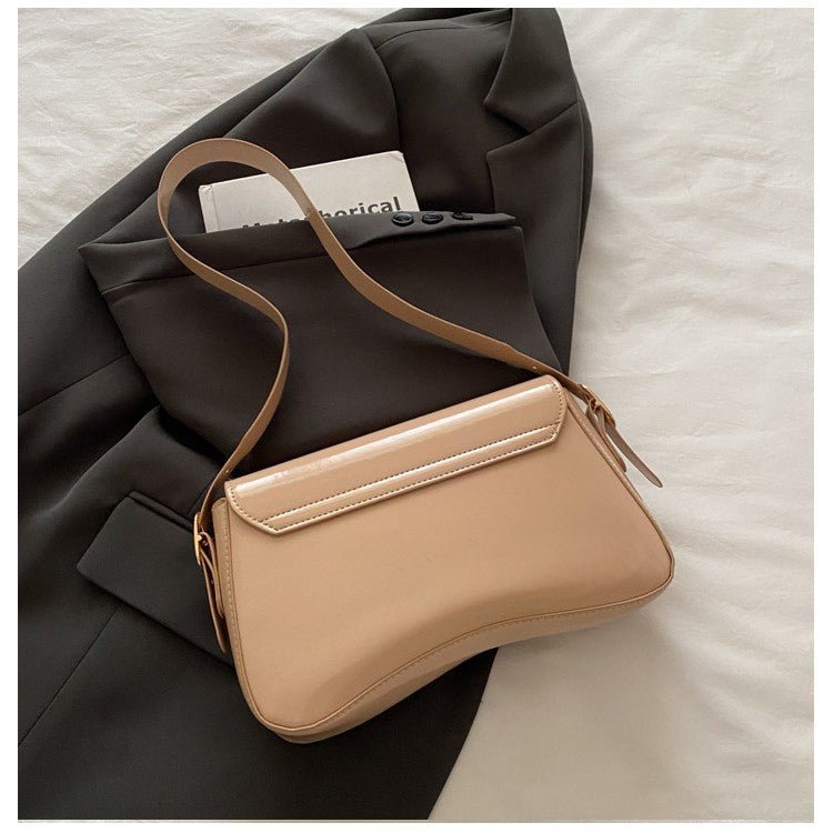 Small Square Shoulder Bag For Work And Commuting Worn Under The Arm - Eshtree