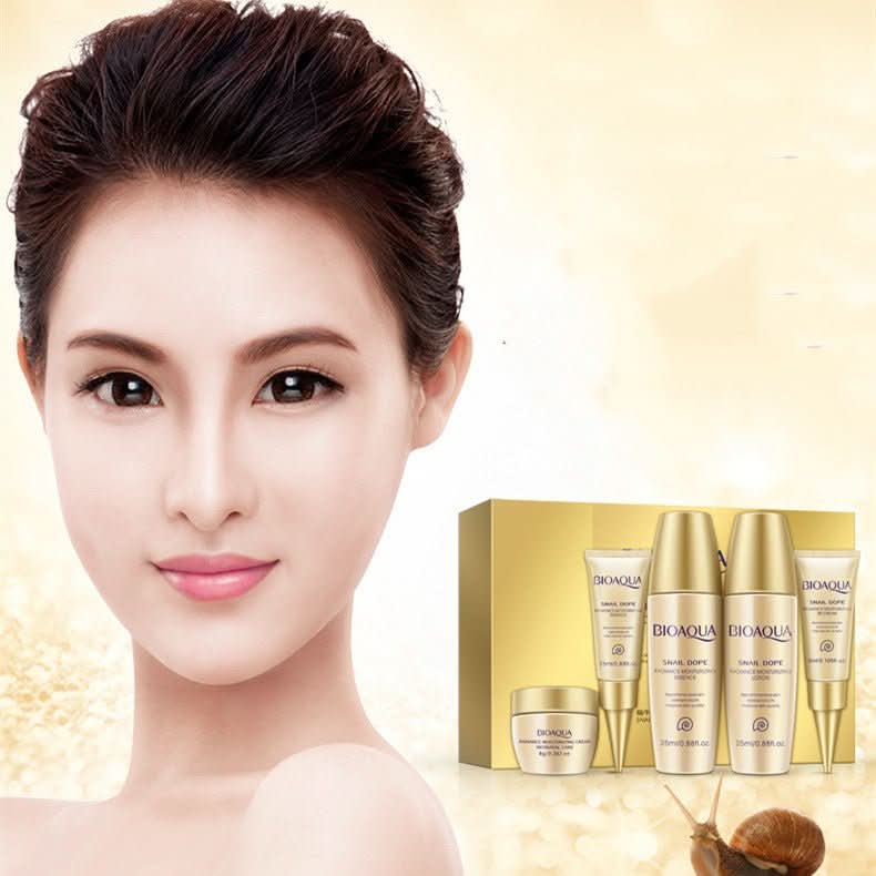 Snail Collagen Skin Care Kit Facial Mask Eye Care Makeup BB Cream Face - Eshtree