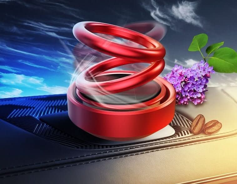 Solar Auto Rotation Car Air Freshener Perfume Seat - Eshtree