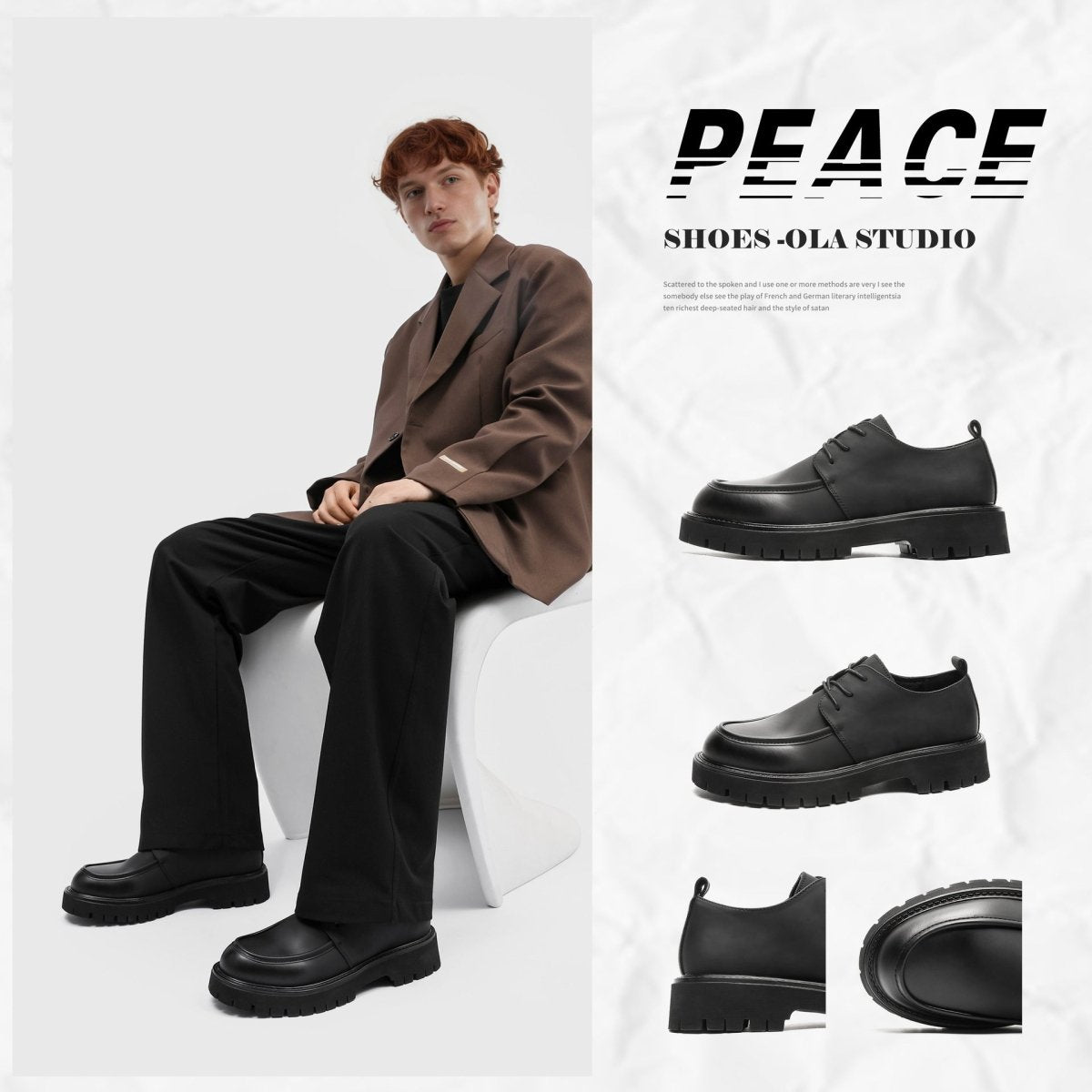 Spring And Autumn Business Formal British Leather Shoes - Eshtree