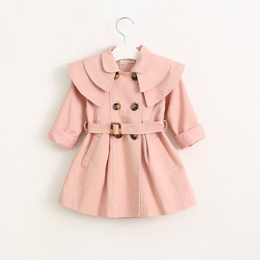 Spring And Autumn New Style Cotton Girl Windbreaker Korean Baby Jacket - Eshtree