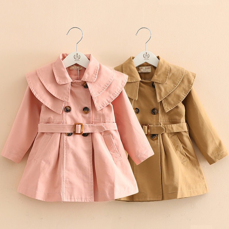 Spring And Autumn New Style Cotton Girl Windbreaker Korean Baby Jacket - Eshtree