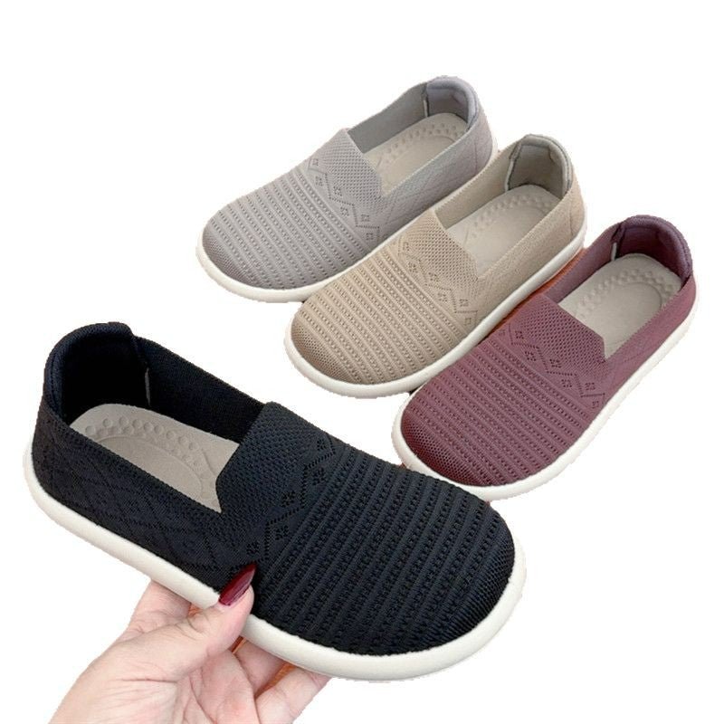 Spring Old Beijing Cloth Shoes Women Breathable Flat - Eshtree