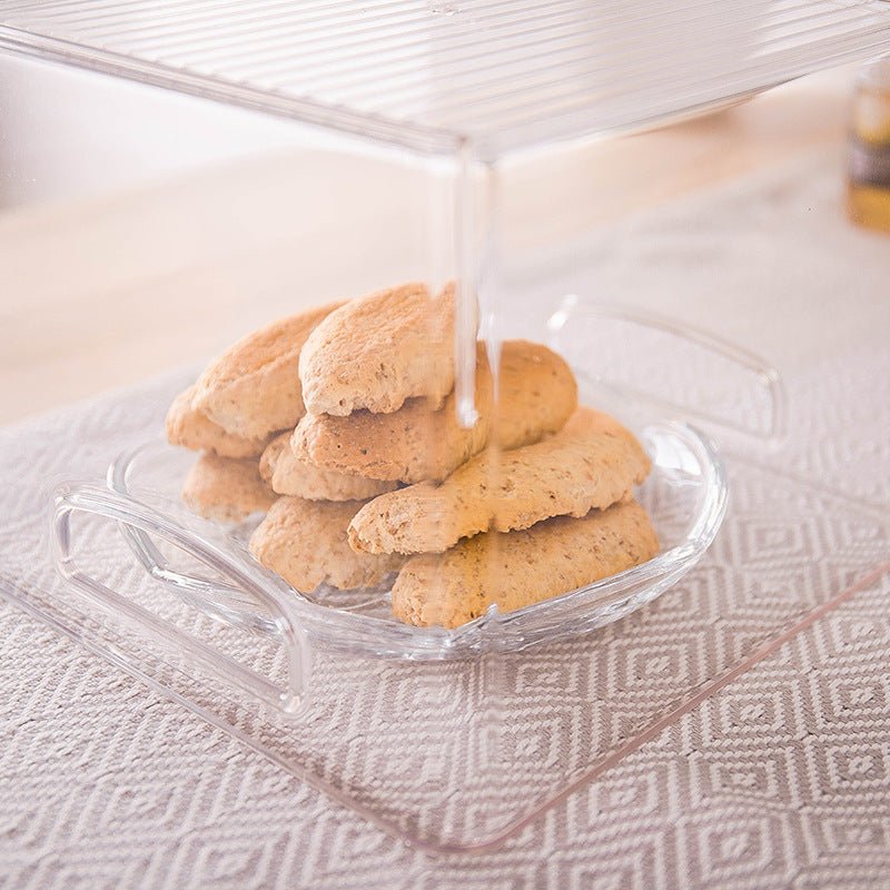 Square Kitchen Plastic Transparent Refrigerator Storage Box - Eshtree