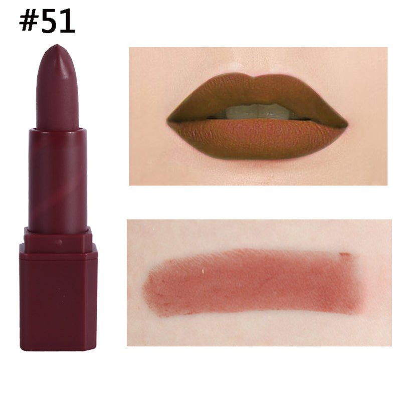 Square Tube Matte Lipstick Matte Square Tube Lip Makeup - Eshtree