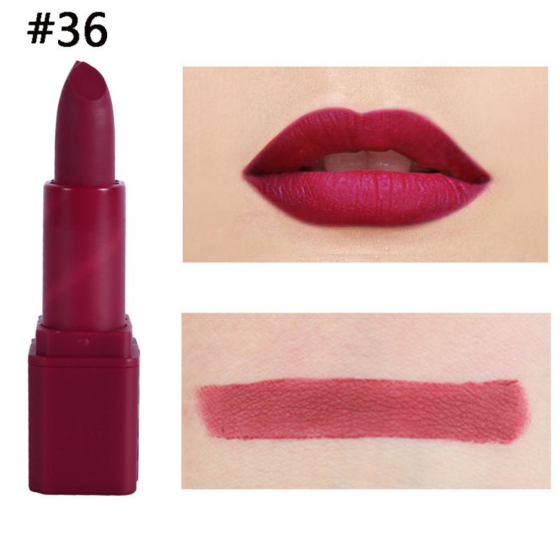 Square Tube Matte Lipstick Matte Square Tube Lip Makeup - Eshtree